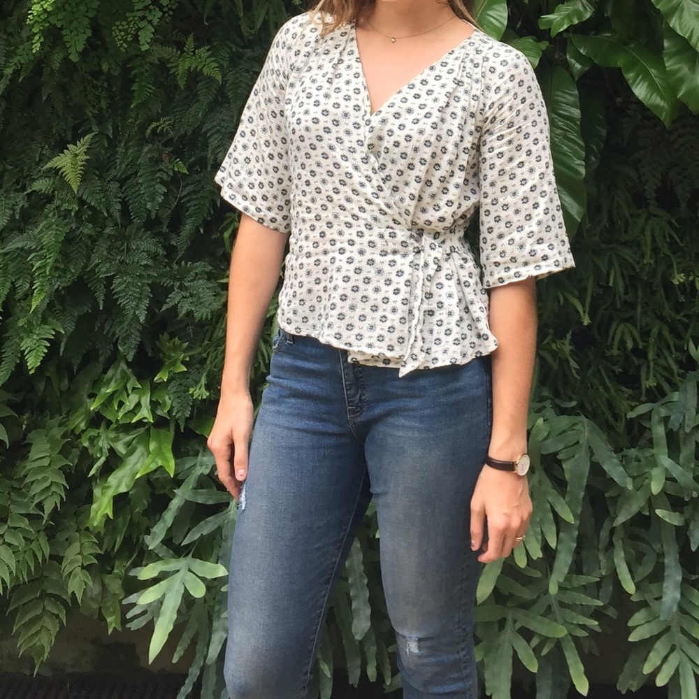 Comptoir des Cotonniers belted shirt